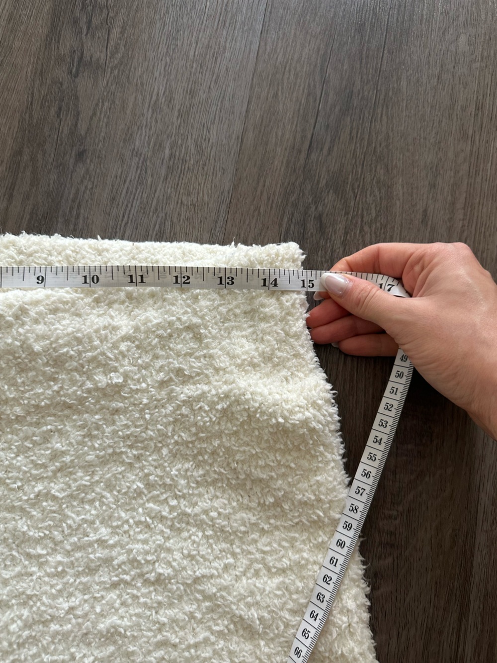 Skims Cozy Knit White Pants - Color Bone View 6